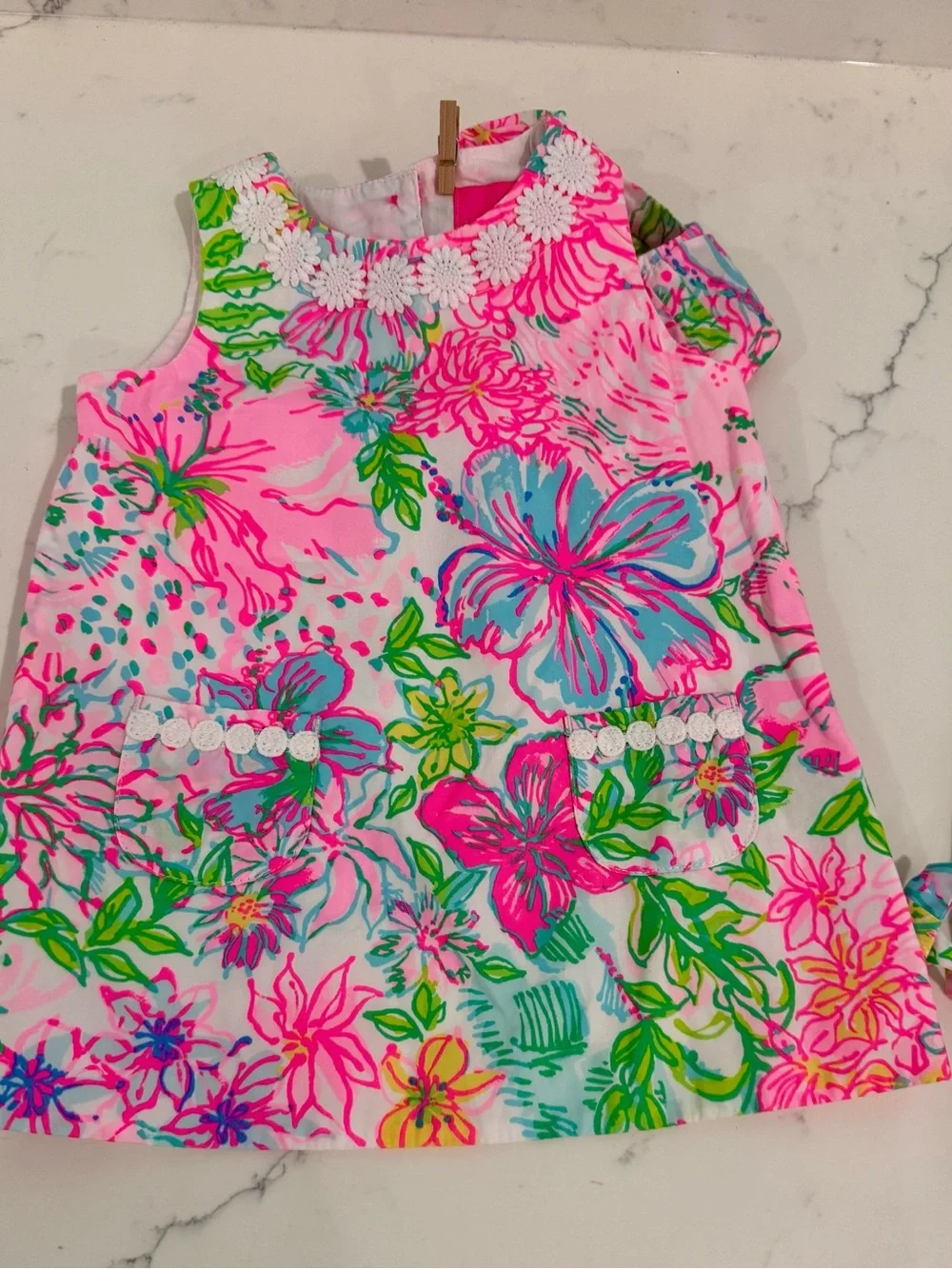Lilly Pulitzer 2 Dress with Bloomers Bundle 18-24 months - Picture 3 of 7